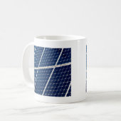 Mug Image amusante d'un panneau solaire (Devant gauche)