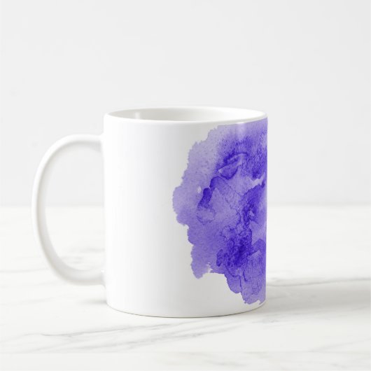 Mug Image arrière - plan Abstraite aquarelle avec un l (Gauche)