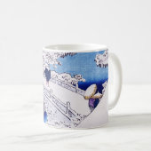 Mug Image au pont par Utagawa Hiroshige (Devant droit)