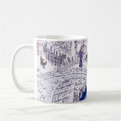 Mug Image au pont par Utagawa Hiroshige (Gauche)