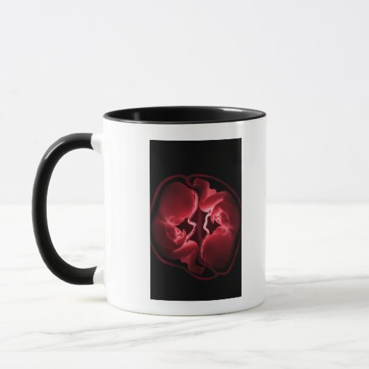 Mug Image conceptuelle d'un utérus contenant des (Gauche)