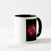Mug Image conceptuelle d'un utérus contenant des (Devant droit)
