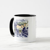 Mug Image couleur vraie de toute la Terre (Devant gauche)