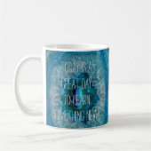 Mug Image cristalline de l'agent minéral de Blue Geode (Gauche)