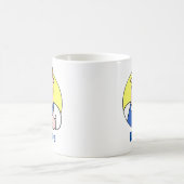 Mug Image de bricoleur avec nom. Homme à tout faire (Centre)