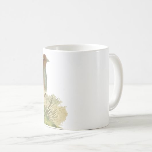 Mug Image de Gamefowl de perdrix grise (Devant droit)