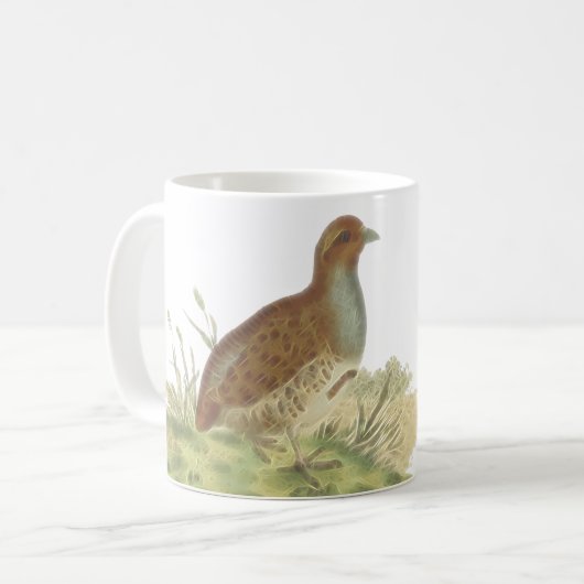 Mug Image de Gamefowl de perdrix grise (Devant gauche)