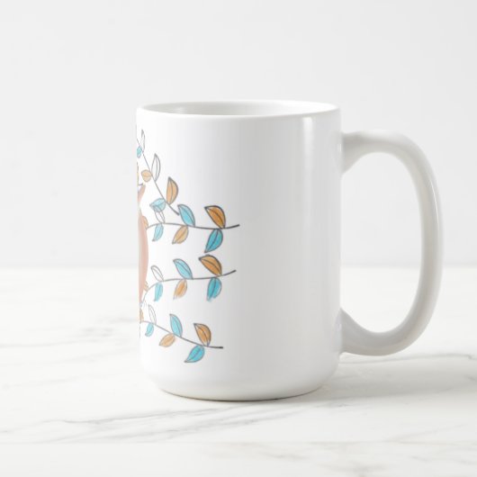 Mug Image de la chouette de la coupe (Droite)