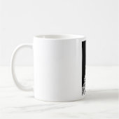 Mug Image de la Tour Eiffel en noir et blanc (Gauche)