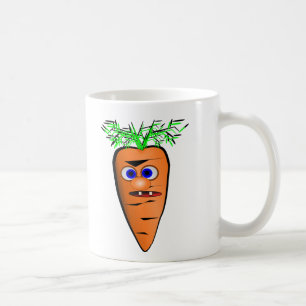 Mug Image de légume de carotte de bande dessinée