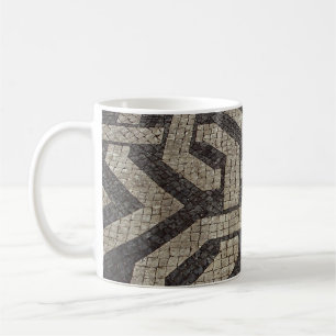 Mug Image de mosaïque, Lisbonne, Portugal
