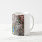 Mug Image de paon (Devant droit)