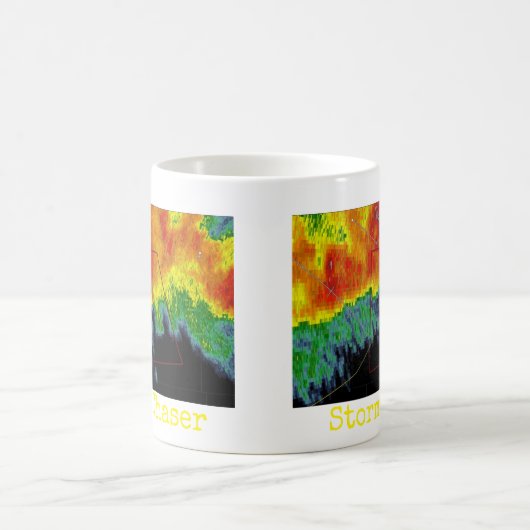 Mug Image de radar de chasseur de tempête (Centre)