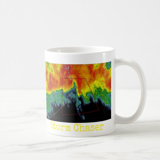Mug Image de radar de chasseur de tempête (Droite)