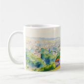 Mug Image de style de peinture du phare de Paphos, Chy (Gauche)