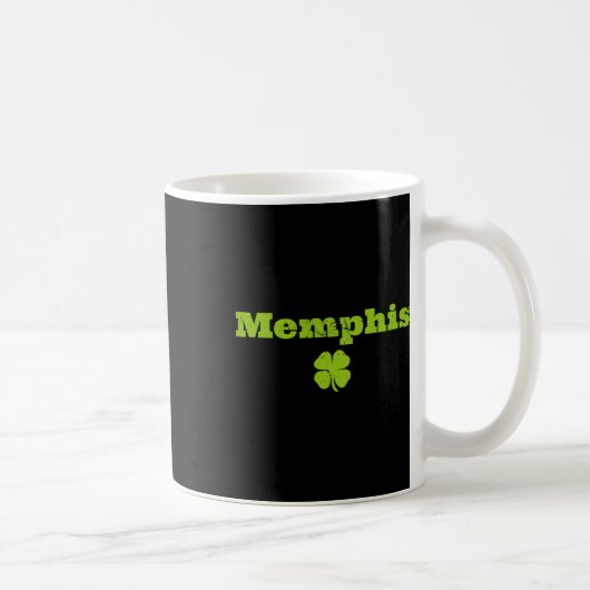 Mug Image de trèfle de la fierté irlandaise de Memphis (Droite)