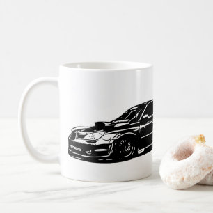 Mug Image de vecteur de Sti de Subaru Impreza WRX