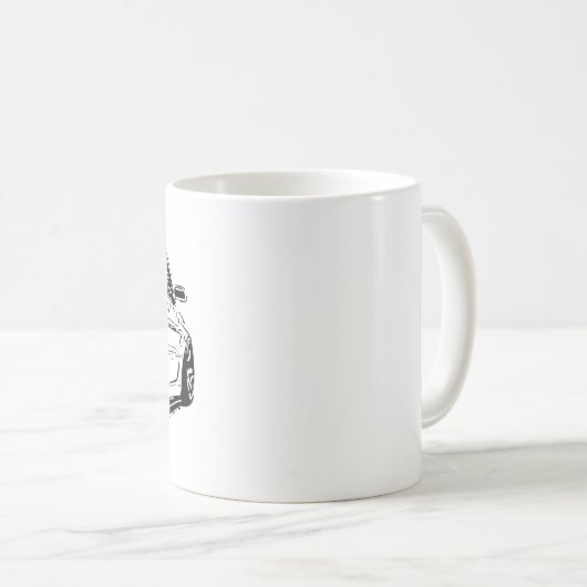 Mug Image de vecteur d'évolution de Mitsubishi (Devant droit)