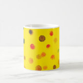 Mug Image dessinée à la main Abstraite avec points mul (Centre)