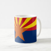 Mug Image du drapeau de l'État de l'Arizona (Devant droit)
