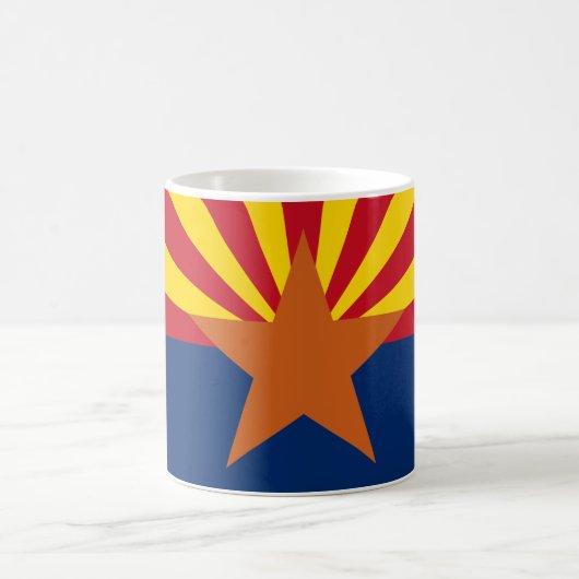 Mug Image du drapeau de l'État de l'Arizona (Centre)