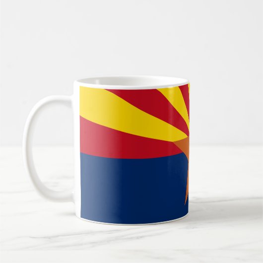 Mug Image du drapeau de l'État de l'Arizona (Gauche)