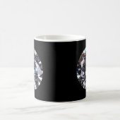 Mug Image élégante de la gemme de diamant (Centre)