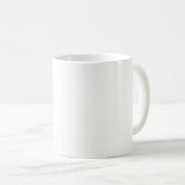 Mug image en noir et blanc d'un design orné (Devant droit)