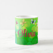 Mug Image estivale du nom personnalisé (Centre)