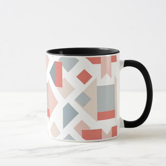 Mug Image géométrique moderne avec formes et couleurs  (Droite)