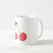 Mug image graphique de dessin animé de cerise (Devant droit)