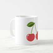 Mug image graphique de dessin animé de cerise (Devant gauche)