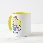 Mug Image Handyman avec nom (Devant gauche)