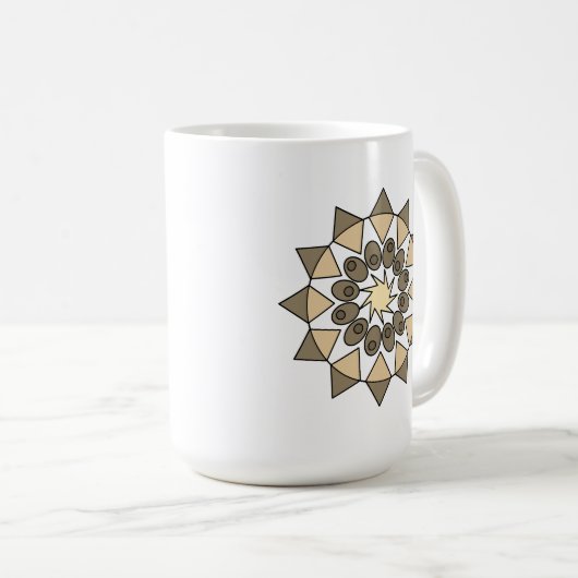 Mug - Image Mandala (Devant droit)