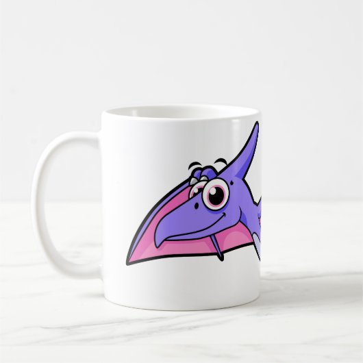 Mug Image Mignonne D'Un Ptérodactyle Volant. (Gauche)