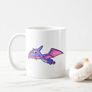 Mug Image Mignonne D'Un Ptérodactyle Volant.