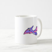 Mug Image Mignonne D'Un Ptérodactyle Volant. (Devant droit)