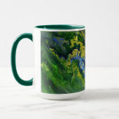 Mug Image miroir de l'oeuvre acrylique peinte (Gauche)