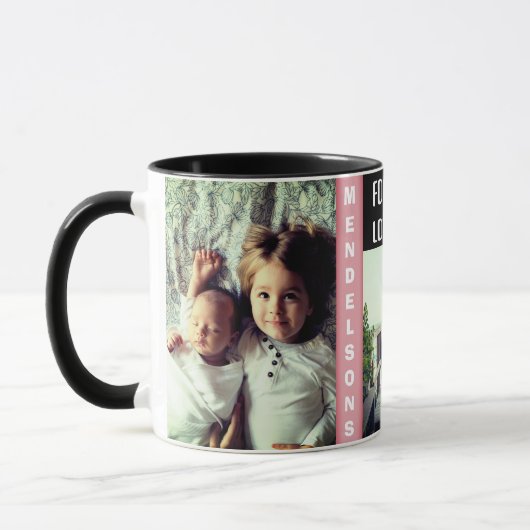Mug Image multi faite sur commande et texte (Gauche)