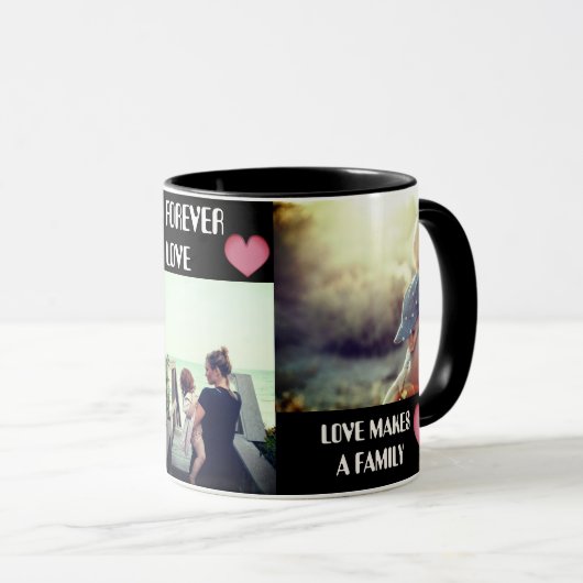 Mug Image multi faite sur commande et texte (Devant droit)