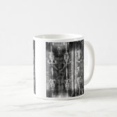 Mug Image négative de photo du linceul de Turin (Devant droit)