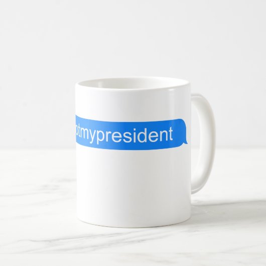 Mug Image #notmypresident (Devant droit)