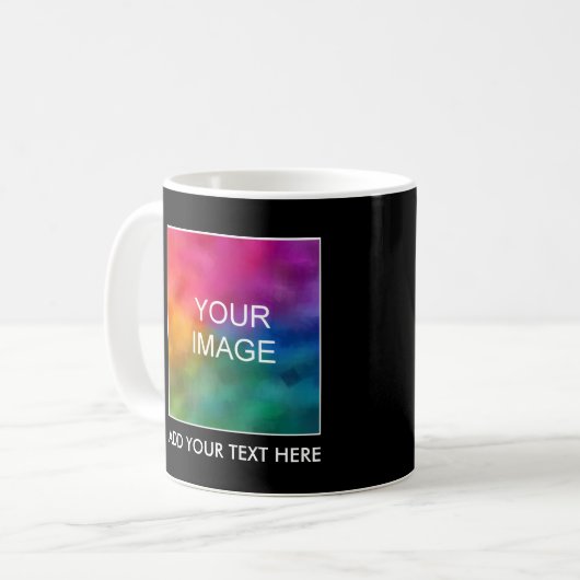 Mug Image personnalisée en mode tendance Ajouter une p (Devant gauche)