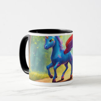 Mug image qui montre Brillo THE UNICORN tend