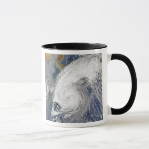 Mug Image satellite d'un typhon