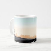 Mug Image simple des pôles d'électricité sur la route (Devant gauche)