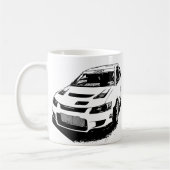 Mug Image vectorielle de Mitsubishi Evolution (Gauche)