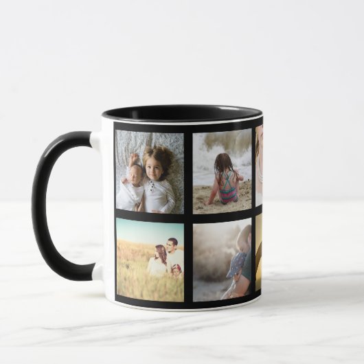 Mug Images encadrées en noir et blanc (Gauche)