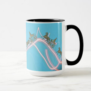 Mug Imaginaire 1870 Horse and Buggy Traverse Neon Sky