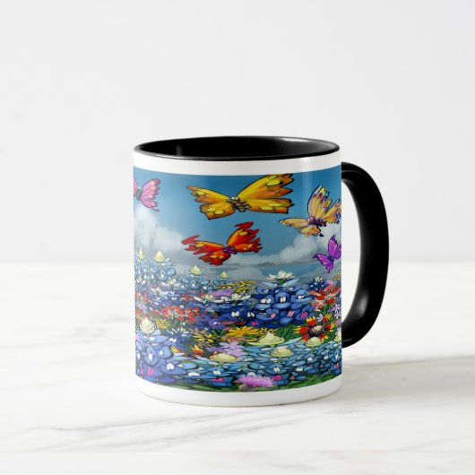Mug Imaginaire au printemps (Devant droit)